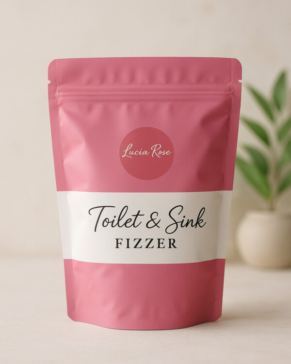 Highly Scented Toilet & Sink Fizzer 300g Pouch Handmade Lucia Rose